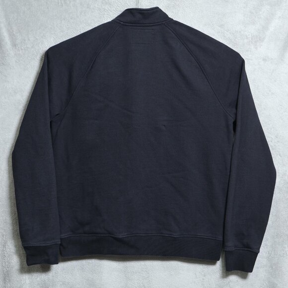 Roots Canada Jacket Mens 2XL Black Full Zip Mock Neck Cotton Moto Casual - Picture 5 of 9